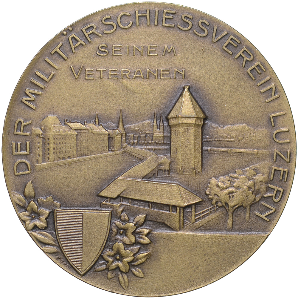 Luzern, Luzern,  Militärschiessverein, o.J., stgl, Bronze